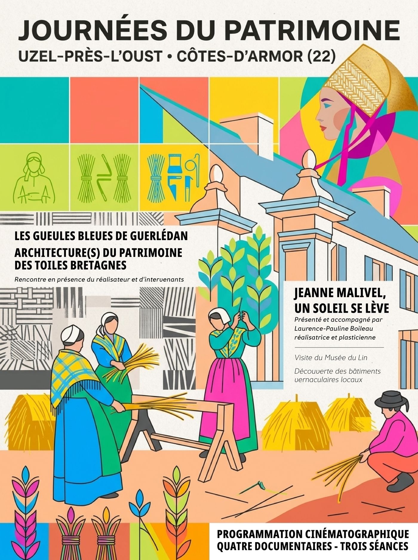 Affiche Journées du Patrimoine 2026 - Uzel